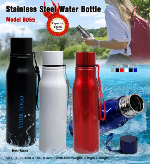 Stainless Steel Water Bottle – Model H055
